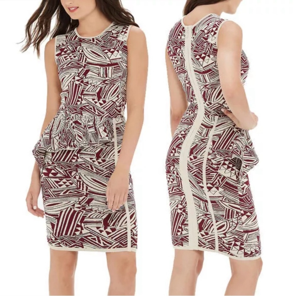 Eva Longoria Peplum Dress Size Medium